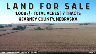 Details Farmland for Sale | 7 Tracts | 1,008+/- Acres in Kearney County, NE Guide