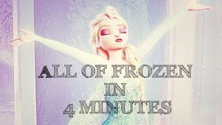 DISNEY'S FROZEN {Full Movie in Less than 4 Minutes} - 