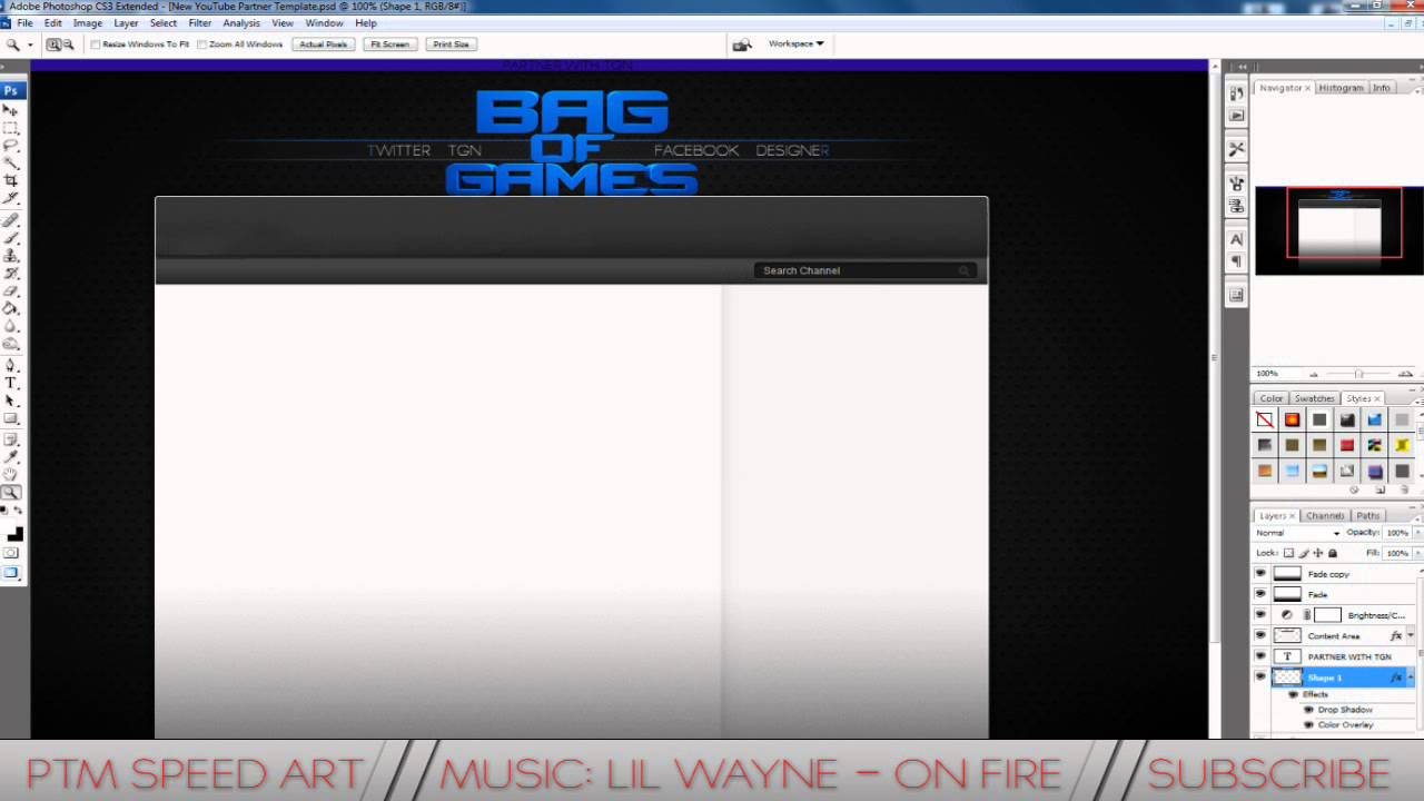 BagOfGames Youtube Background Speed Art