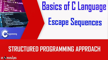 Module2_Basics of C Language_Vid18_Format Specifier and Escape Sequences (Escape Sequences)
