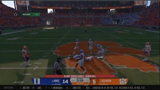 OGs Dynasty EA Sports College Football 26 Clemson 2025 Season Game 8 Duke 7-0 at Clemson 7-0