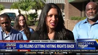 Voting rights for ex-felons restored in Florida
