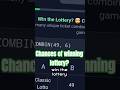 Chances of Winning Lottery?? Excel Function... #excel