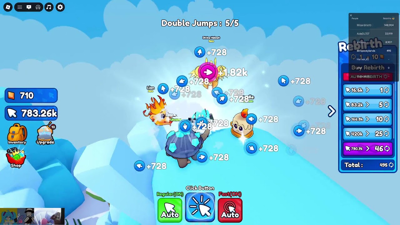 Playing Clicker Simulator X For The First Time