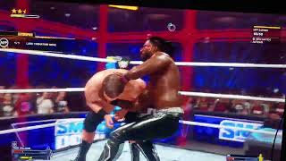 WWE 2k24 live events event title Hunted Trick Williams vs JBL hell in a cell match Sunday 3/1/2026 screenshot 4