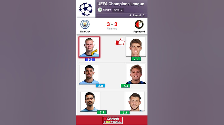 Man City 🟣 3 - 3 🔴 Feyenoord | BIGGEST RATING & Highlights & Goals | UEFA Champions League 24/25