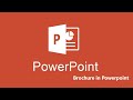 Brochure in Microsoft PowerPoint