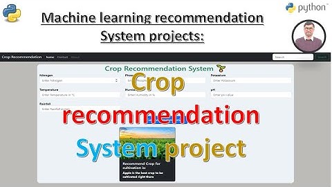 Crop Recommendation System Project  Machine Learning | AI-Powered Crop Selection |  ML Projects