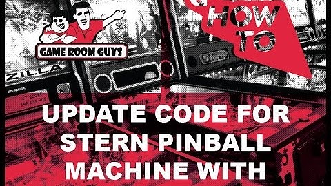 Game Room Guys | How To Update Code for Stern Pinball Machine with Spike System