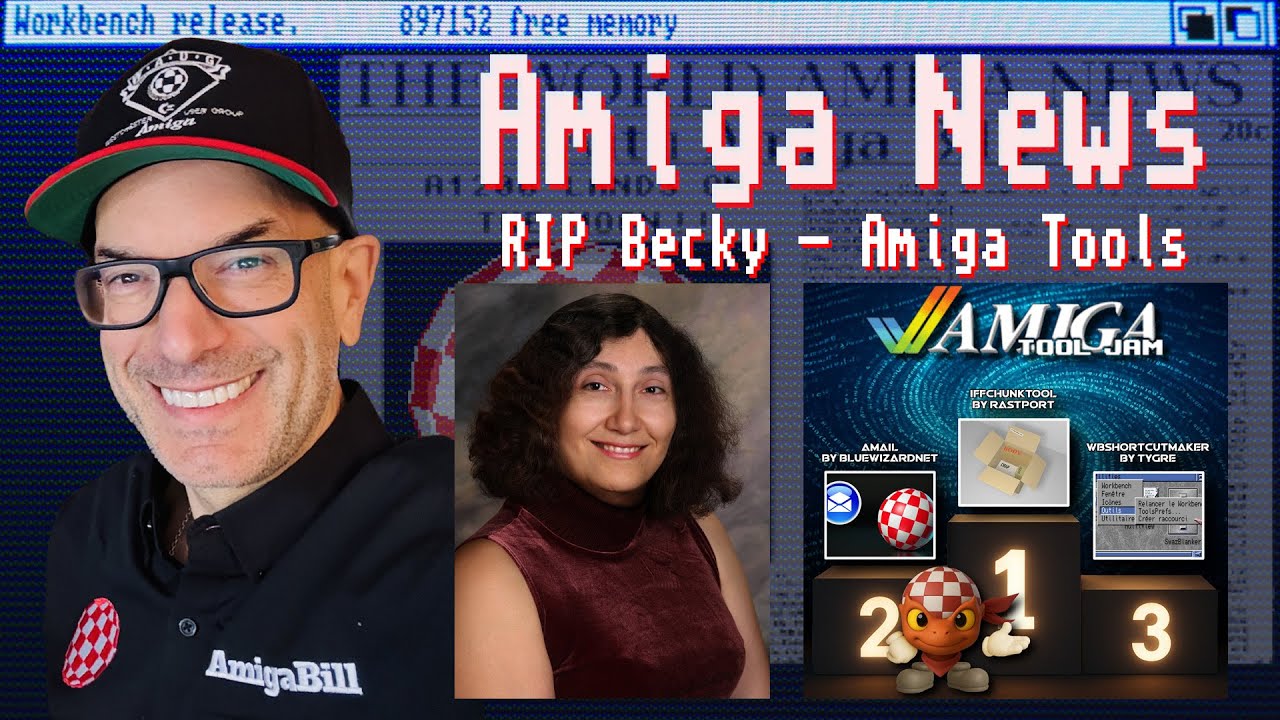 RIP Burger Becky, HOT New Amiga Tools, New OS4 Games, Dir Me Up & More Amiga News w/ Amiga Bill