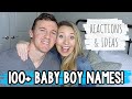 REACTING TO YOUR BABY NAME SUGGESTIONS! | 100+ BABY BOY NAME IDEAS | Jessica Elle