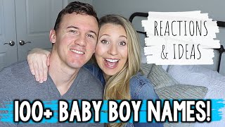 REACTING TO YOUR BABY NAME SUGGESTIONS! | 100+ BABY BOY NAME IDEAS | Jessica Elle