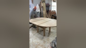 INCREDIBLE extending table! Watch until the end! #woodworking #diy #tools #handmade