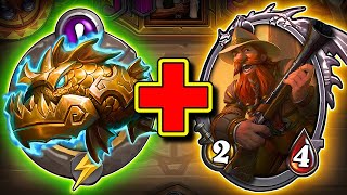 Turn 4 and I have THIS?! (Crazy Luck) | Hearthstone Battlegrounds