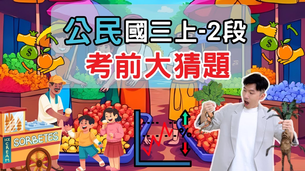 最新版 公民 國三上 第2次段考 考前大猜題 重點整理 筆記  市場交易 經濟制度 消費者 生產者 廠商競爭 貨幣 國際貿易