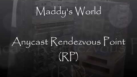 Networking  -  Anycast Rendezvous Point [RP] [CCIE]