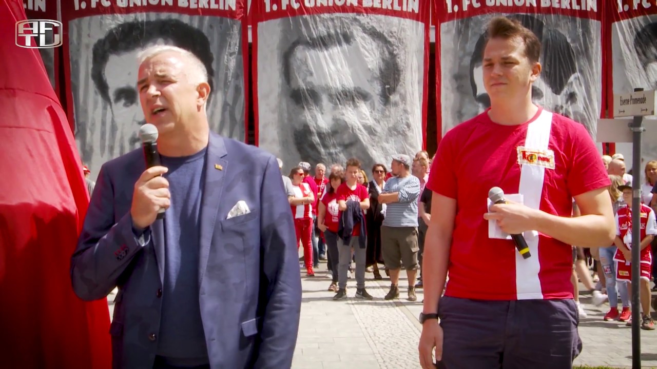 Einweihung des Denkmals zum FDGB-Pokalsieg unioncom