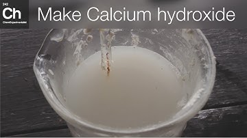 Make Calcium Hydroxide - Ca(OH)2 from Plaster of Paris