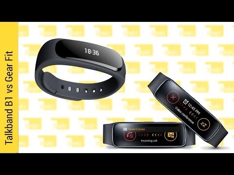 Huawei TalkBand B1 vs Samsung Gear Fit