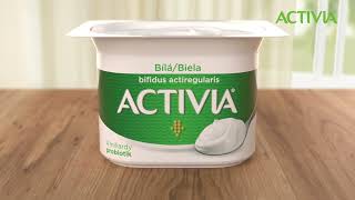 Activia se 4 miliarami probiotik, protože ne všechny bílé jogurty jsou stejné