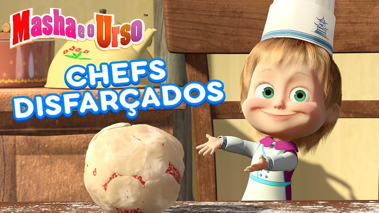 Masha e o Urso 👱‍♀️🐻 🧑‍🍳 Chefs disfarçados 🔍 Coleção de desenhos animados