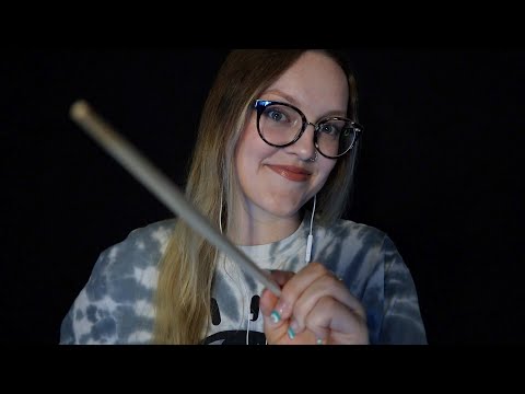 ASMR Counting Your Facial Features for No Good Reason - inaudible counting, tongue clicking