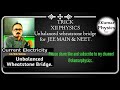12th physics Unbalanced wheatstone bridge jee-2026@Skumarphysics #viral #trending #jee #iit #neet 