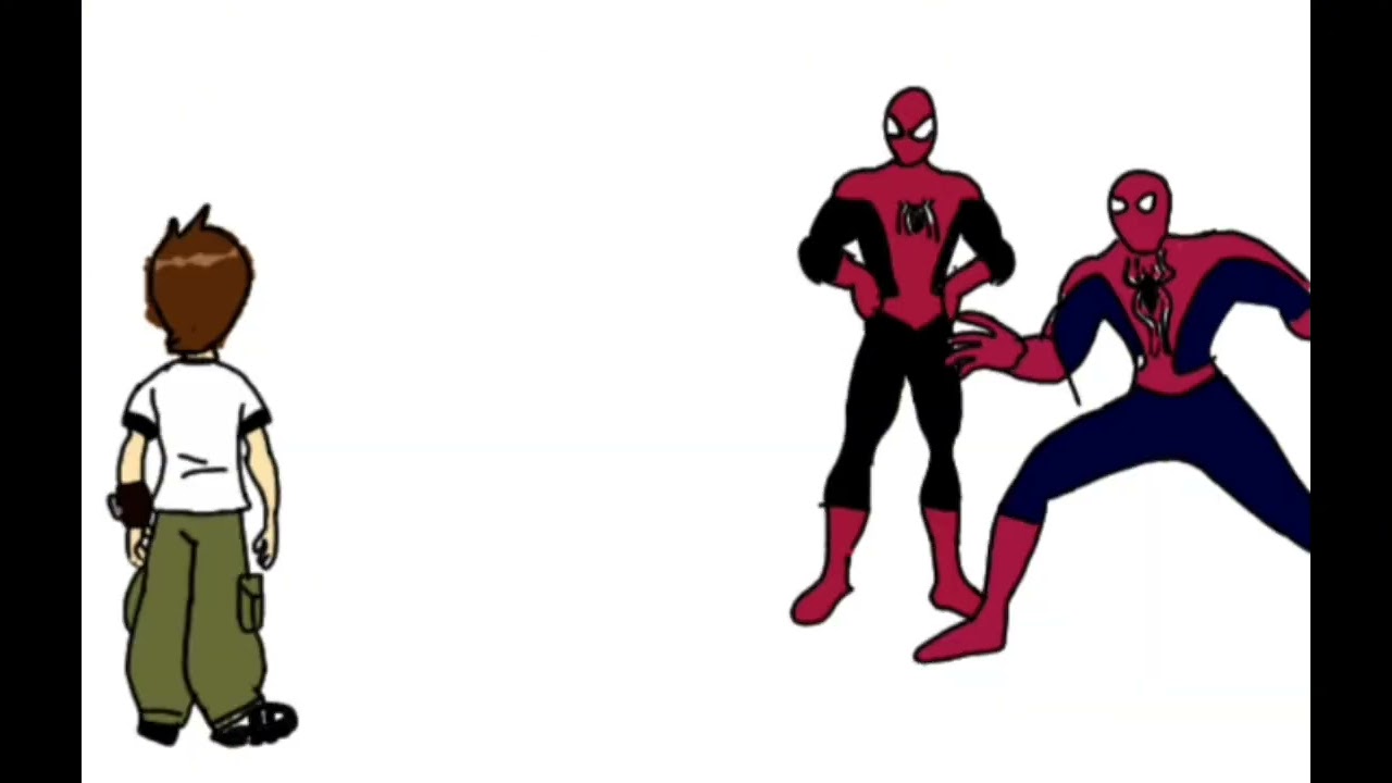 Homem aranha do Tobey magei VS Ben 10 clássico original (parte 2) 😱