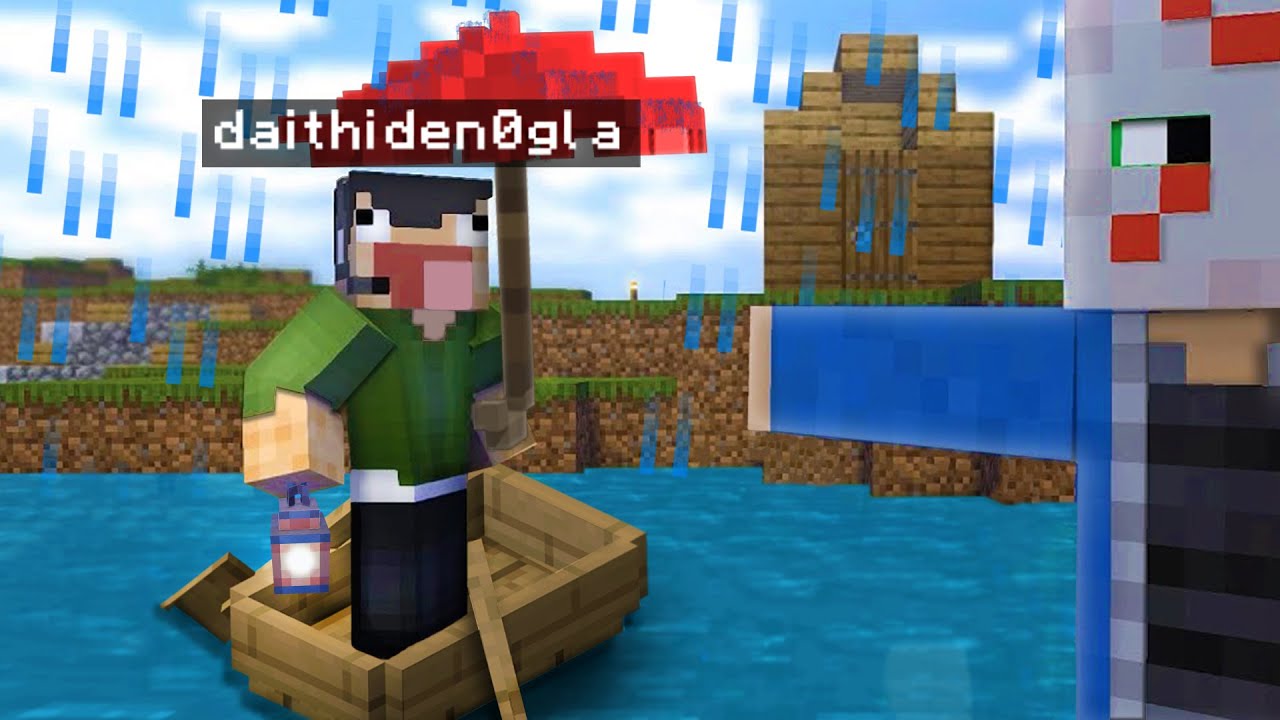 Minecraft but it’s footage for a rainy day