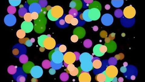 Magic music visualizer -- abstract visuals demo