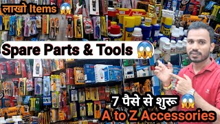 Spare parts And Tools Accessories Market In Delhi | लाखो Veriety एक दुकान पर 😱 | Hand & Power Tools