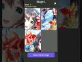 Cartoon beauty girl puzzle