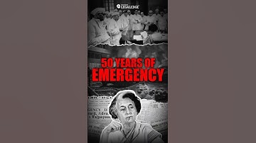50 Years of Emergency: India’s Darkest Hour #emergency