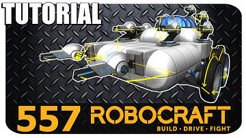 Robocraft Tutorial Tier 1 Starter SMG Wheeled - Let´s Build