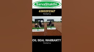 sarvashakthi rotavator 42 and 36 blade performance video #shortsfeed