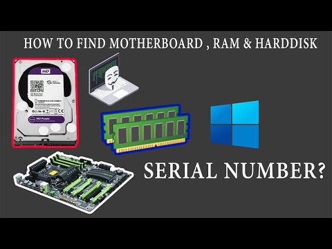 How to find Motherboard , RAM , Harddisk Serial Number Information Via Cmd In Windows 10 hqdefault