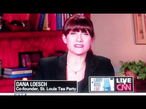 Dana Loesch Talks TEA Party With Larry King. pt1