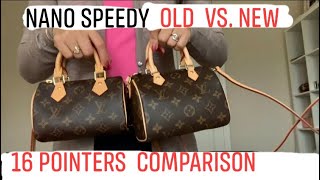 OLD vs NEW Louis Vuitton Nano Speedy Comparison + Mod Shots