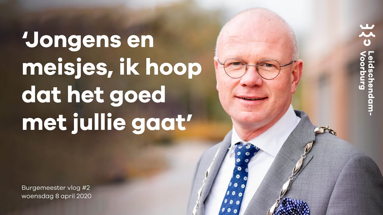 Burgemeester Tigelaar: 'jongens en meisjes, ik hoop dat het goed met