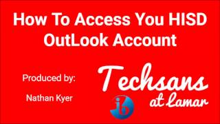 Logging into OutLook (HISD)