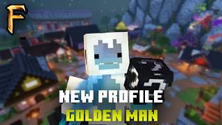 STARTING A GOLDEN MAN PROFILE #1 (FAKEPIXEL SKYBLOCK )