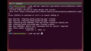 Install codeblocks IDE 16.01 in Linux Ubuntu 14.04