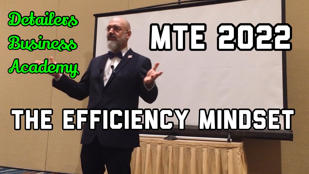 MTE 2022, efficiency mindset
