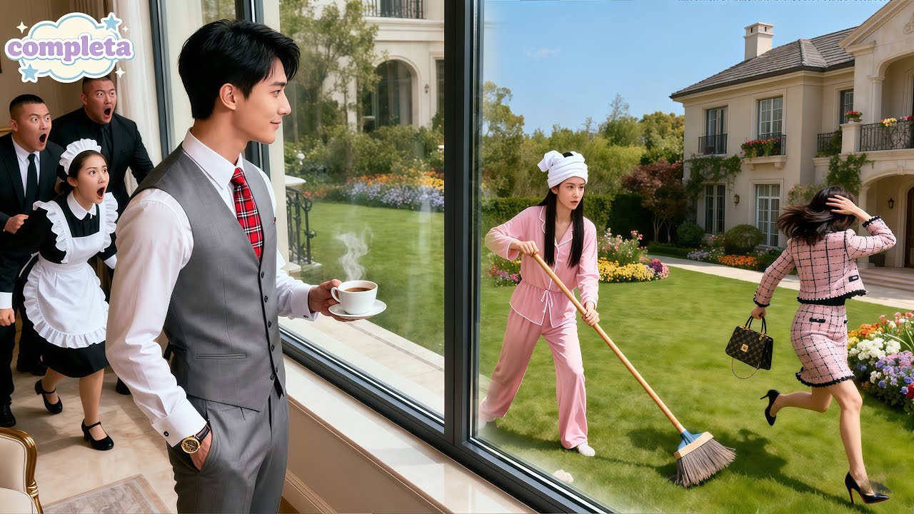 O CEO não ria há 10 anos, mas ao ver a esposa sem memória expulsar a rival com vassoura, ele sorriu!