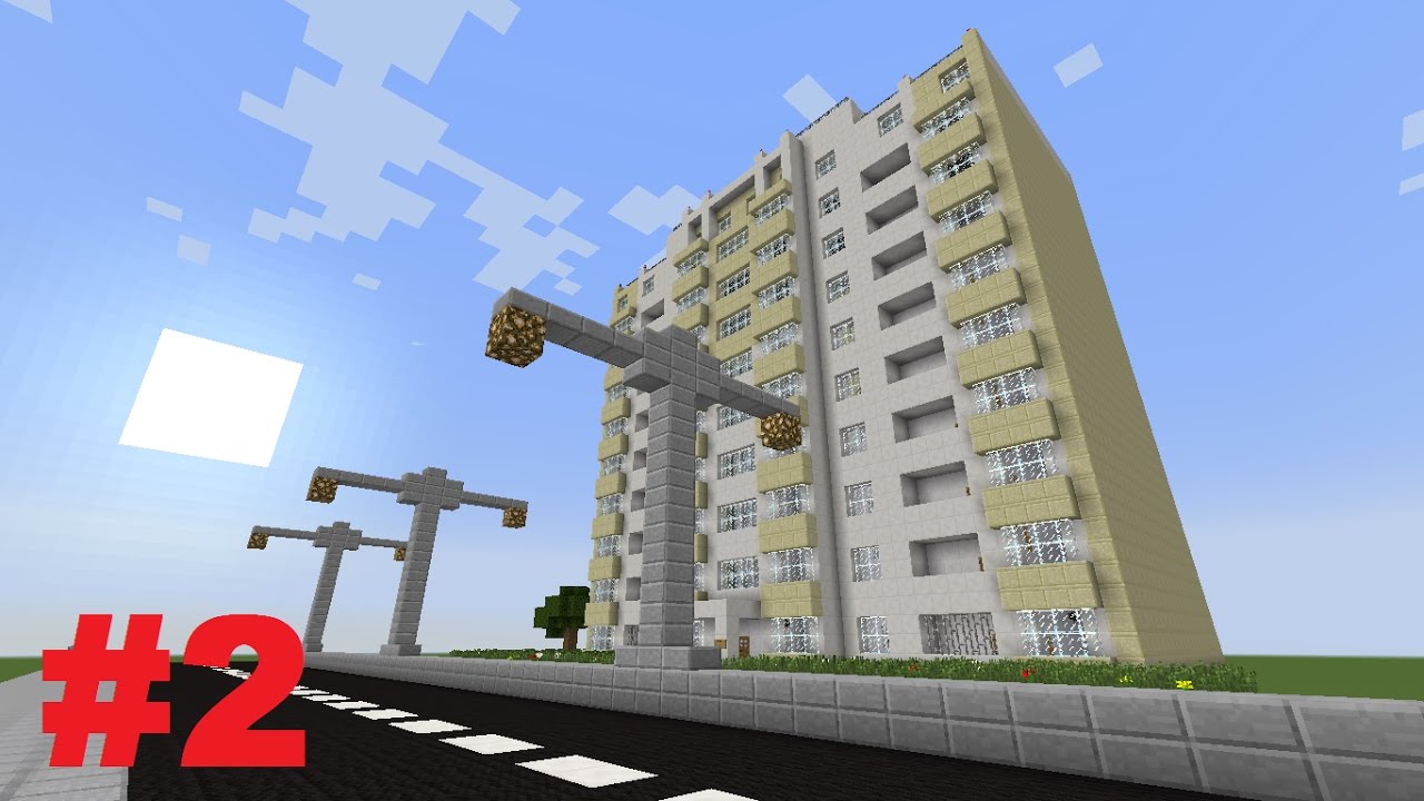 Многоквартирный дом майнкрафт карта