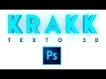 Photoshop CC | Crear un Texto 3D (herramienta) | Tutorial Español