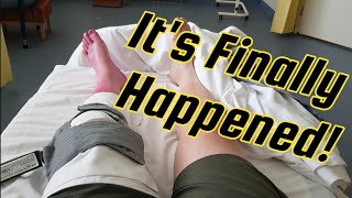 Ouch! but a good ouch. Knee replacement. #kneereplacementoperation
