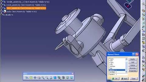 Catia V5 Tutorial-80 Custom View Positions