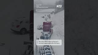 More Lake Effect Snow Hits Great Lakes Area After Brutal Storms