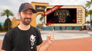 HHN 35 Tickets Are SELLING OUT! Halloween Horror Nights 2026 Update